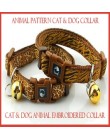 Dog & Cat Animal Pattern Embroidered Collar 